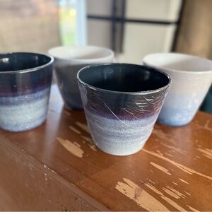 Set of four Gradient Planters